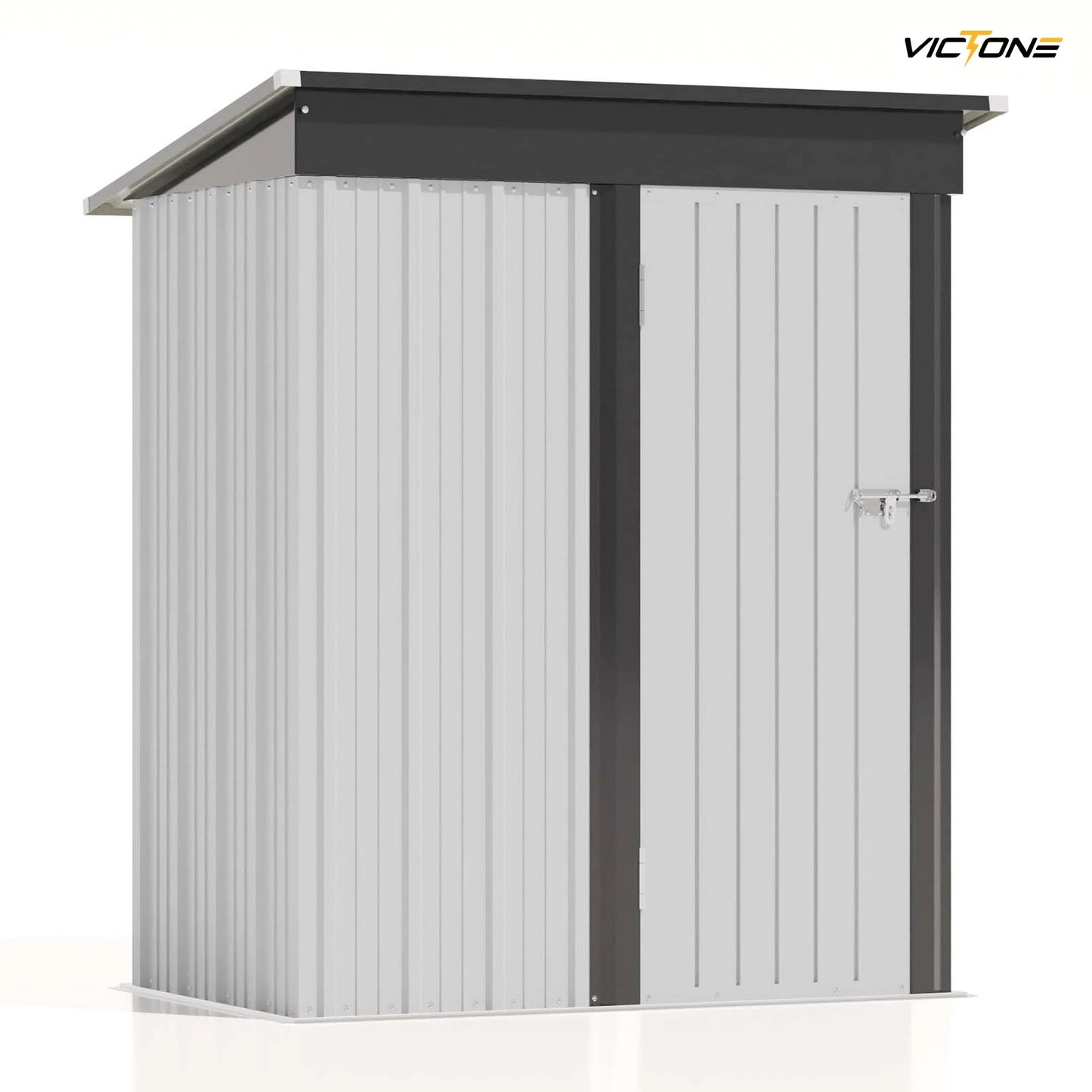 5x3 Compact Storage Shed - Weatherproof Tool Storage