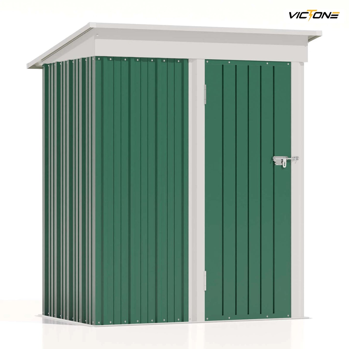 5x3 Compact Storage Shed - Weatherproof Tool Storage