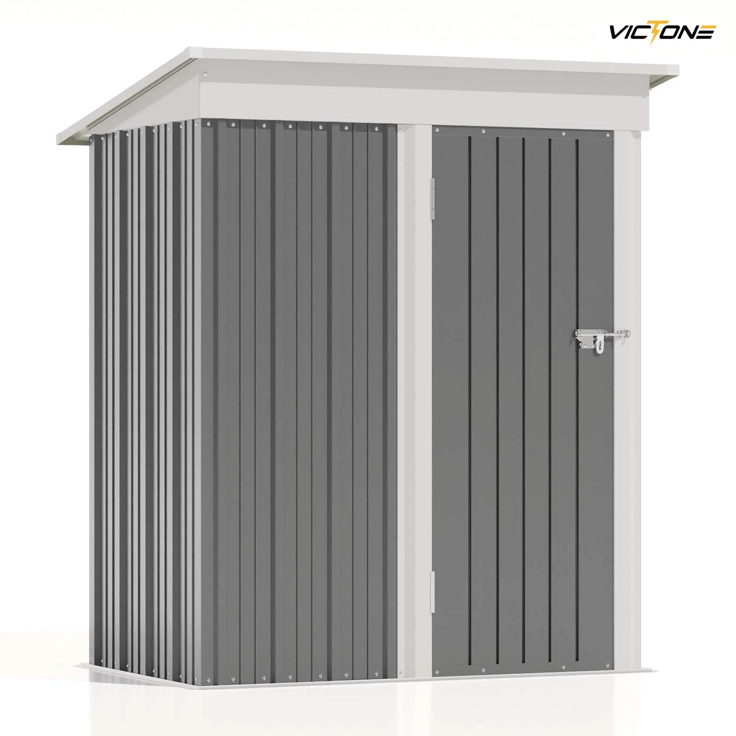 5x3 Compact Storage Shed - Weatherproof Tool Storage