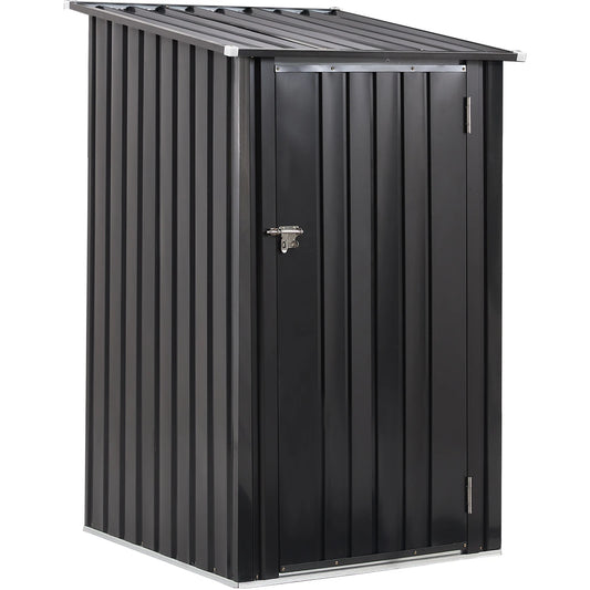3.5ft Small Storage Shed - Mini Weatherproof Outdoor Storage