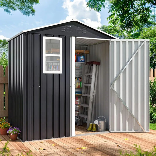 6x4 Compact Storage Shed - Small Weatherproof Outdoor Storage